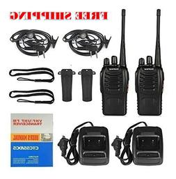 Long Range Walkie-Talkie 2 Set 50 Mile Two Way Radio Charge 